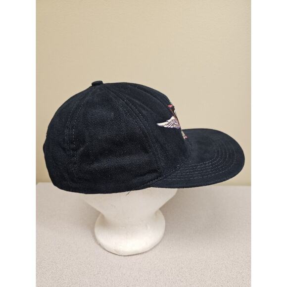 Vintage 1997 MGM Grand Hotel Casino Las Vegas Snapback Hat Black VTG - Picture 5 of 9